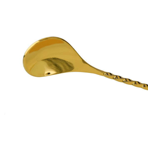 Prince of Scots 24K Gold-Plate Tear Drop Bar Spoon-Barware-Prince of Scots-Prince of Scots