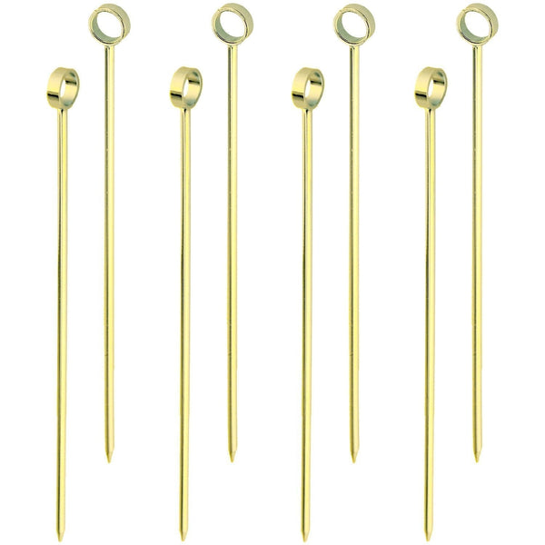 Prince of Scots 8-Pack Professional XL-Cocktail Picks (Gold)-Barware-Prince of Scots-Prince of Scots