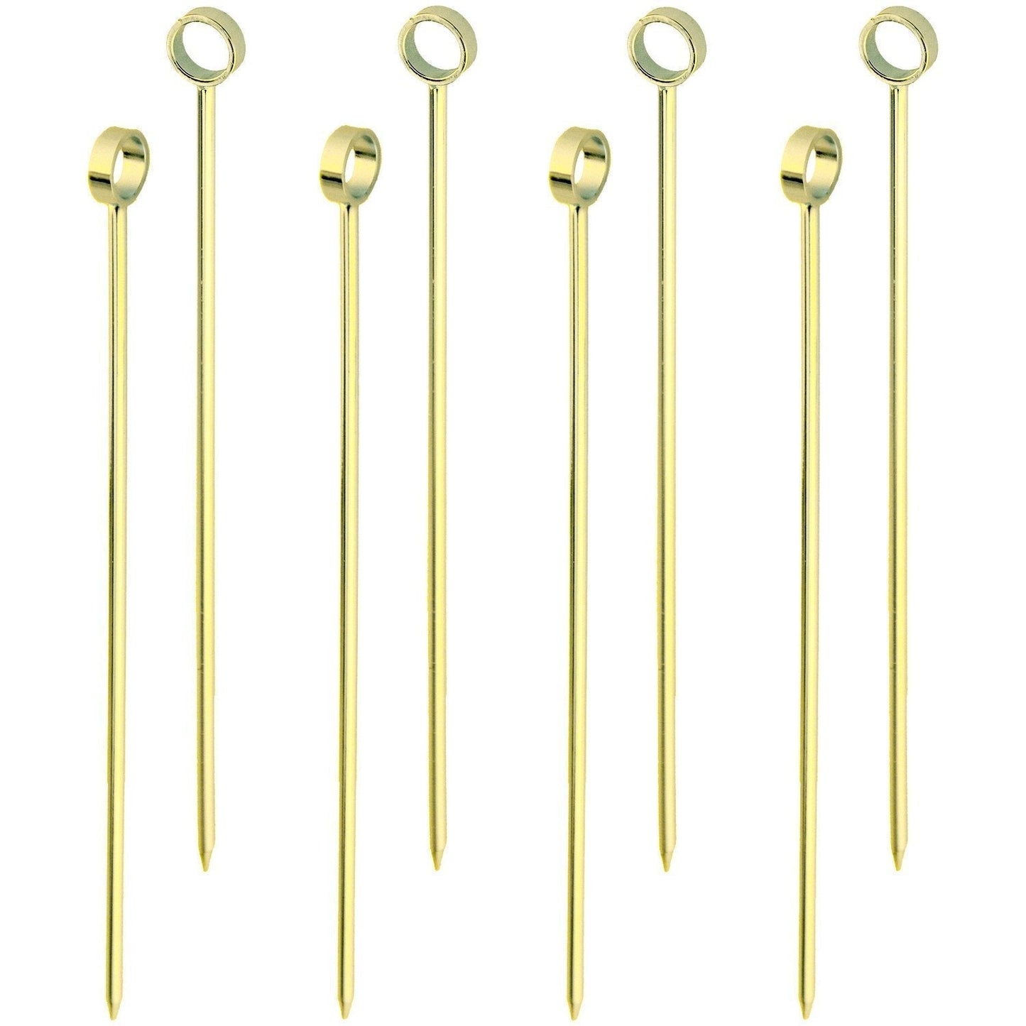 Prince of Scots 8-Pack Professional XL-Cocktail Picks (Gold)-Barware-Prince of Scots-Prince of Scots