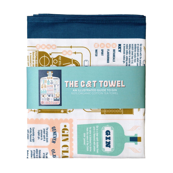 The Gin Lover's Tea Towel-Barware-Stuart Gardiner Design-Prince of Scots