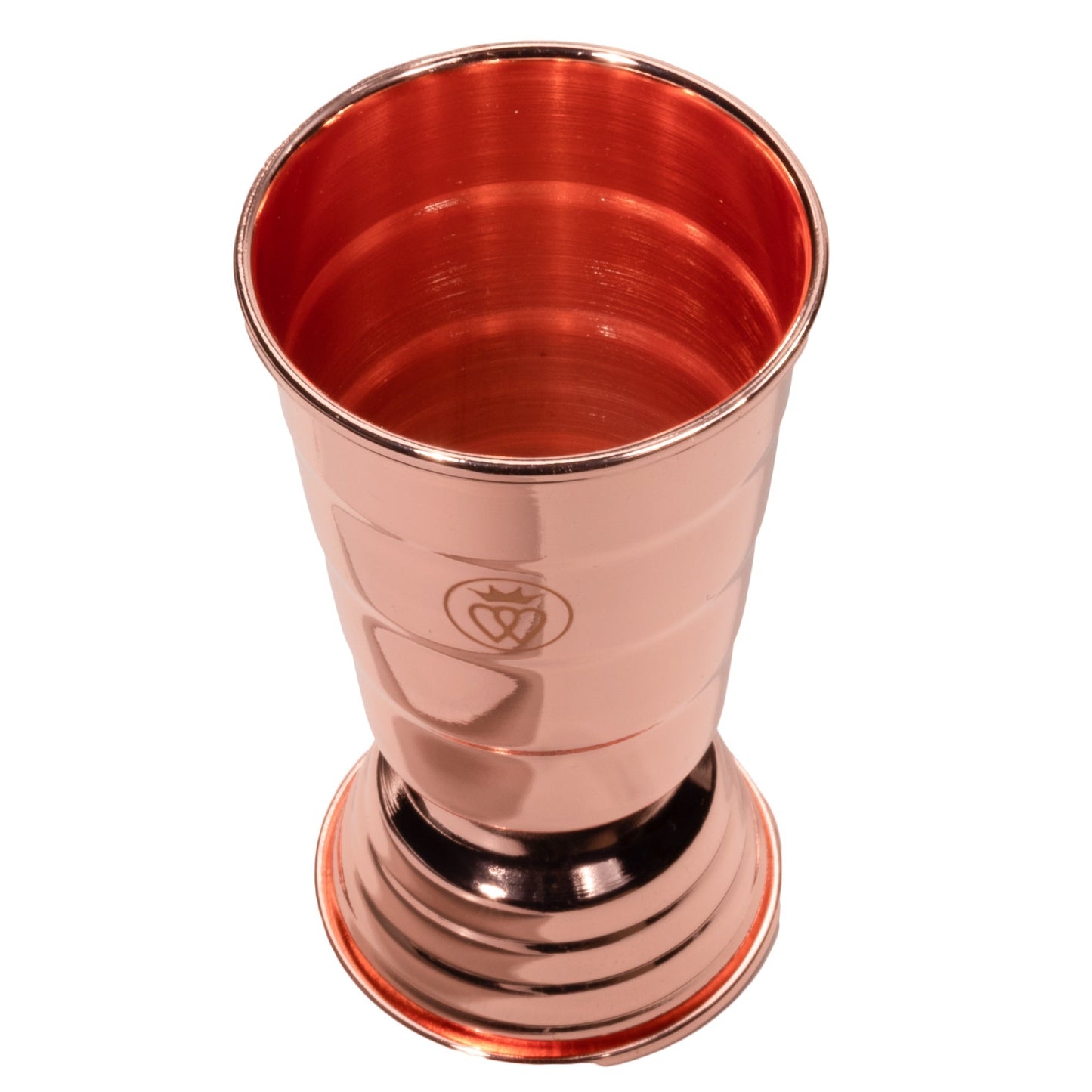 Art Deco Double-Sided 8 Stepped Jigger ~ Copper ~-Prince of Scots-810032753139-8StepCopper-Prince of Scots