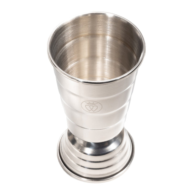 Art Deco Double-Sided 8 Stepped Jigger ~ Silver ~-Barware-Prince of Scots-00810032753122-8StepSilver-Prince of Scots