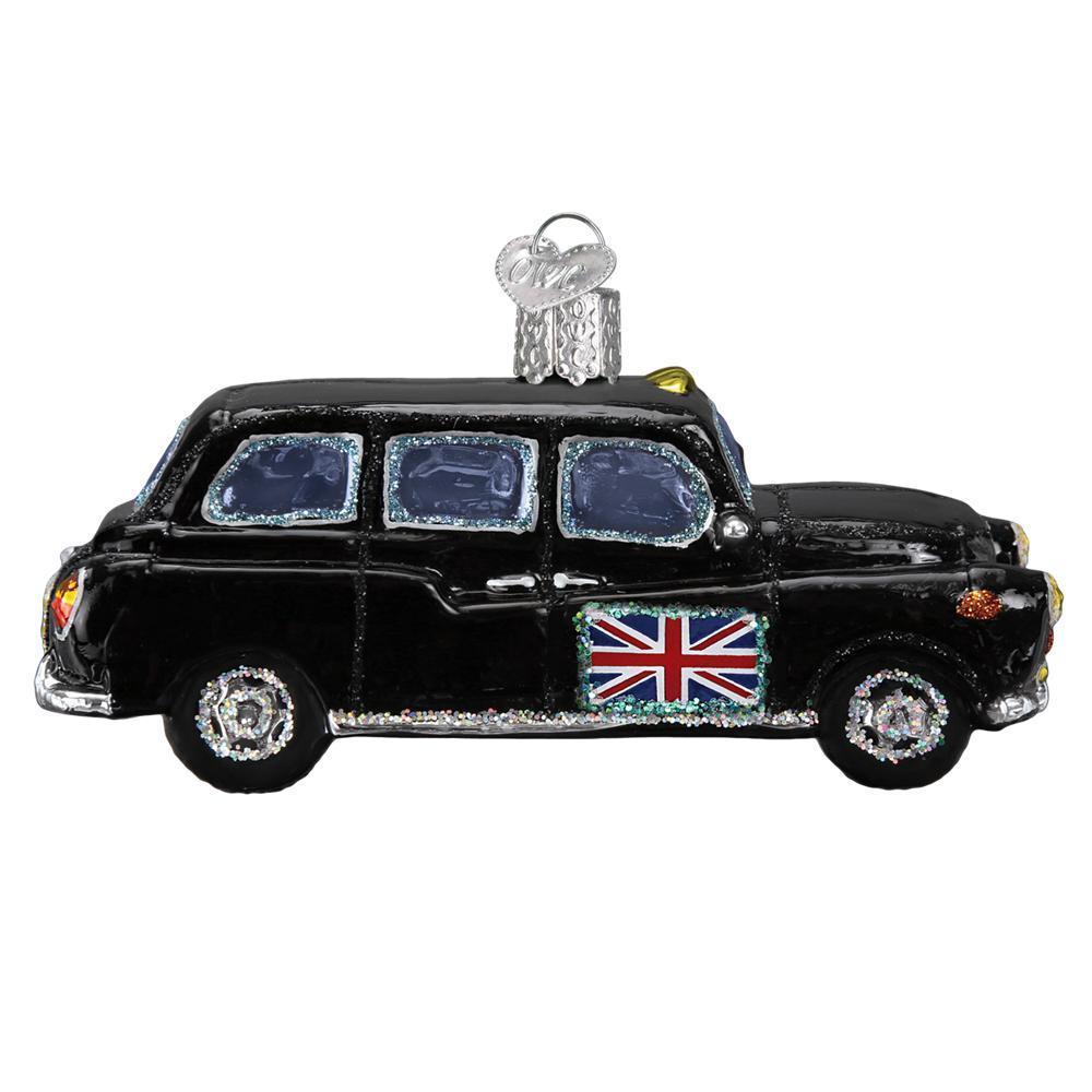 Classic British Taxi Ornament-Home-Old World Christmas-Prince of Scots