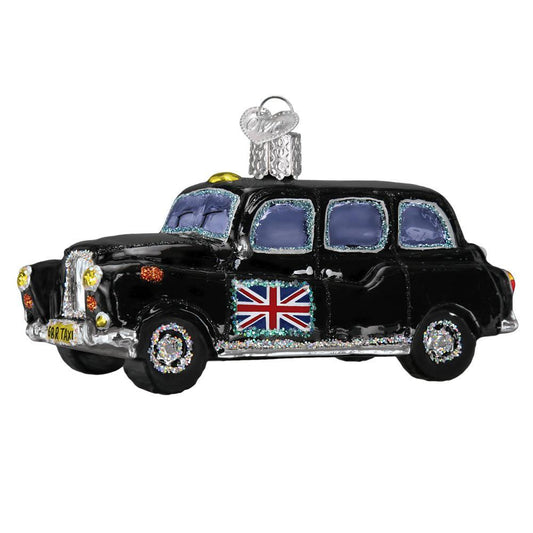 Classic British Taxi Ornament-Home-Old World Christmas-Prince of Scots