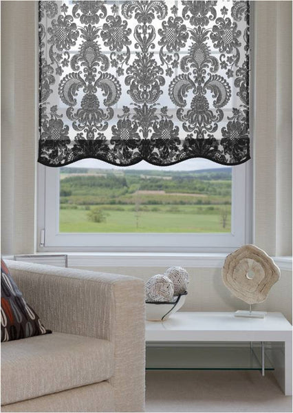 Custom Roller Shades ~ The Edward ~ Black-Home Gifts-Prince of Scots