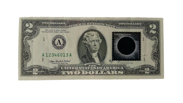 Eclipse of Century Commemorative $2 Dollar Bill-Gifts-Prince of Scots-Prince of Scots