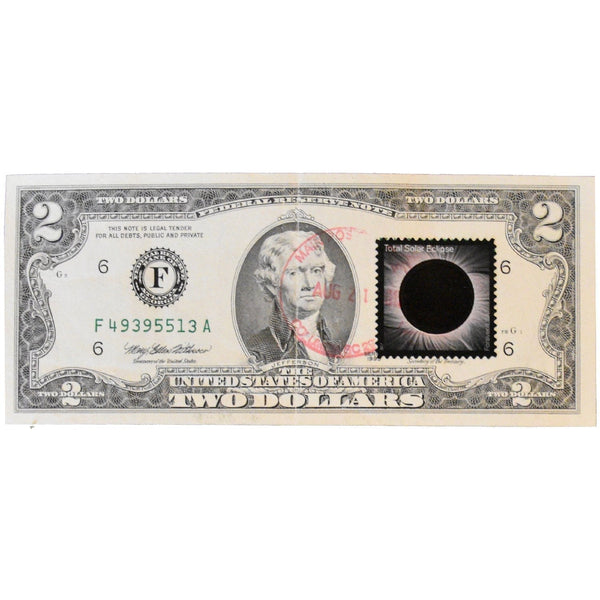 Eclipse of Century Commemorative $2 Dollar Bill-Gifts-Prince of Scots-Prince of Scots