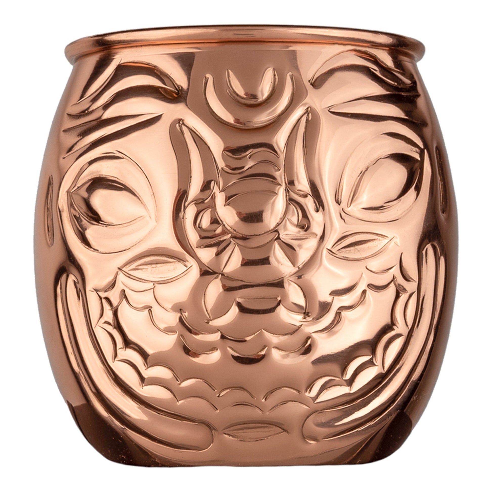 Prince of Scots Happy/Sad Copper Barrel Tiki Mug-Barware-810032752958-HappySadMug-Prince of Scots