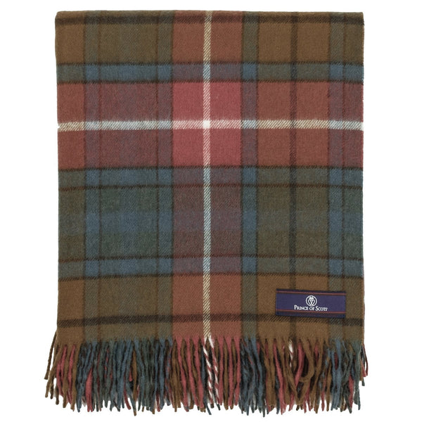Highland Tartan Tweed Merino Wool Throw ~ Antique Buchanan~ – Prince of ...
