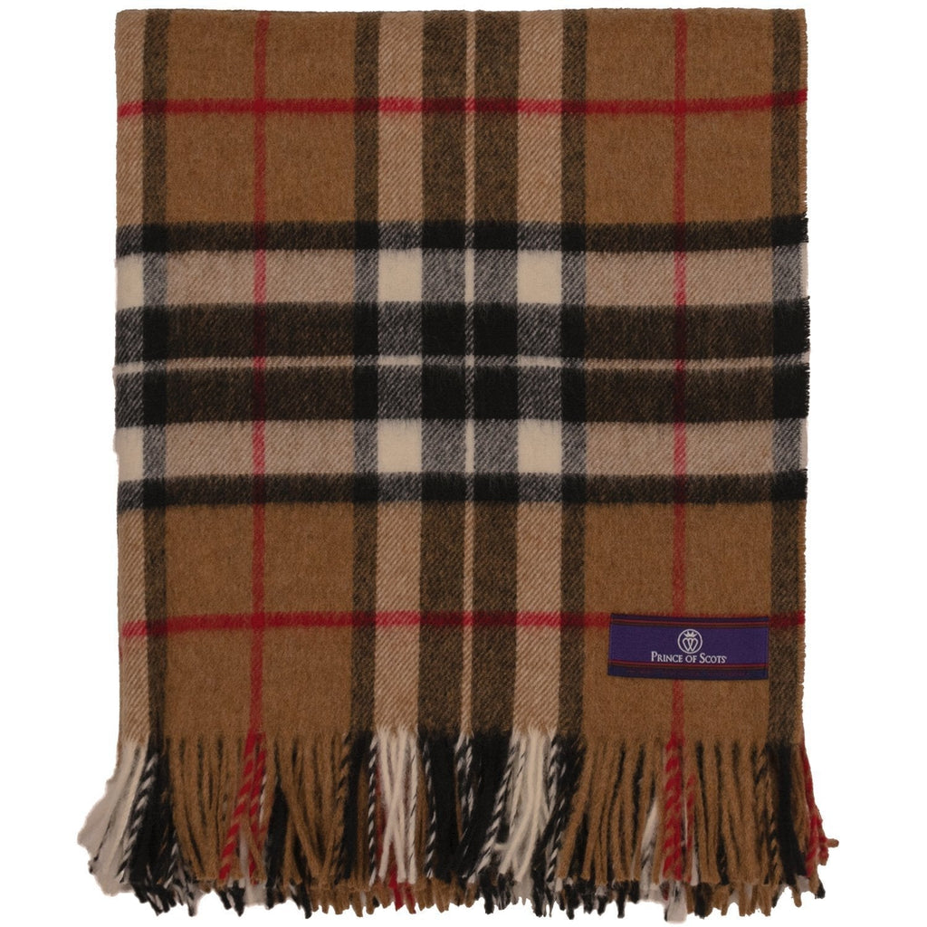 Highland Tartan Tweed Merino Wool Throw ~ Camel Thompson ~ – Prince of ...