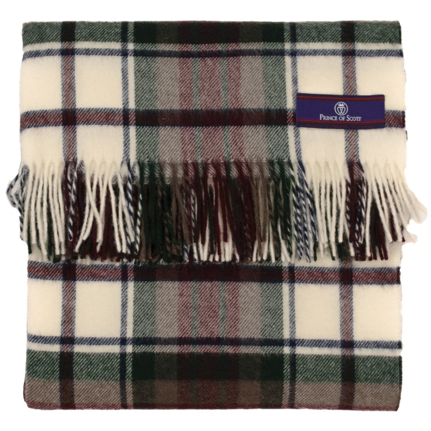 Prince of Scots Highland Tartan Tweed Merino Wool Throw ~ Dress Macduff ~-Throws and Blankets-Prince of Scots-Prince of Scots