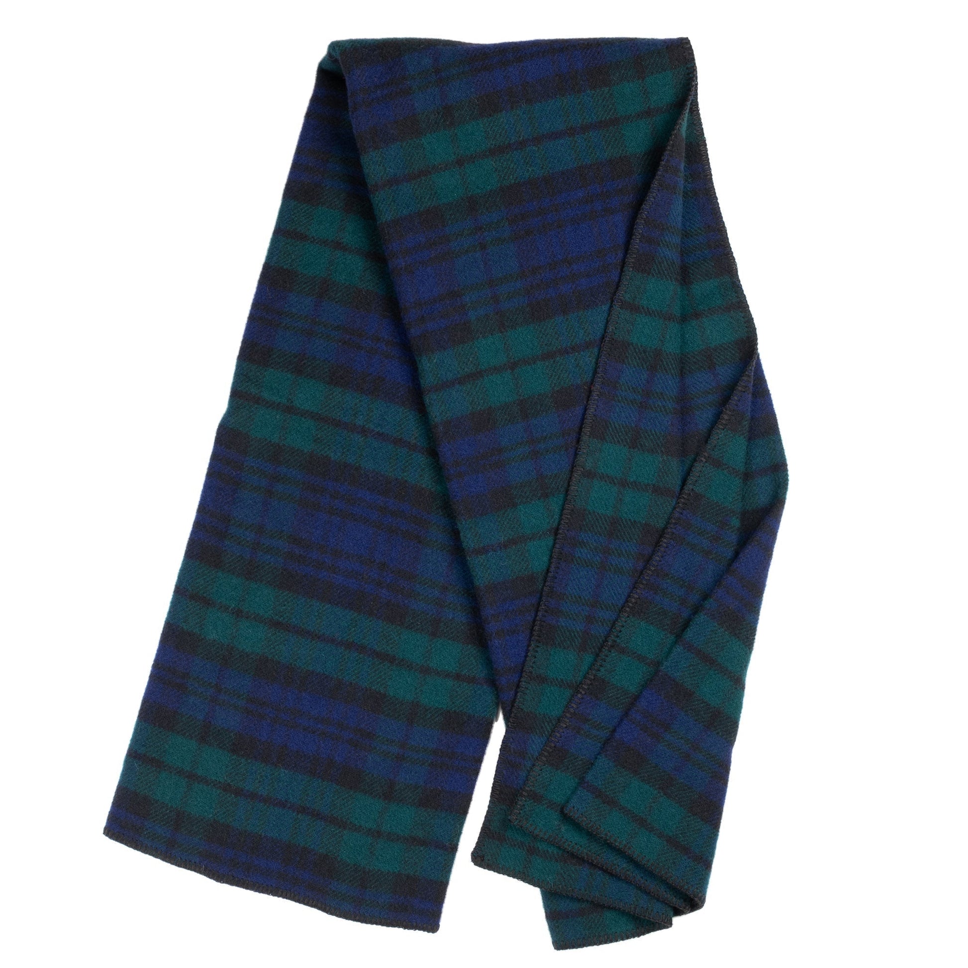 Prince of Scots Highland Tweeds BIG Throw ~ Black Watch ~-Throws and Blankets-810032752996-BIGThrowBlackWatch-Prince of Scots