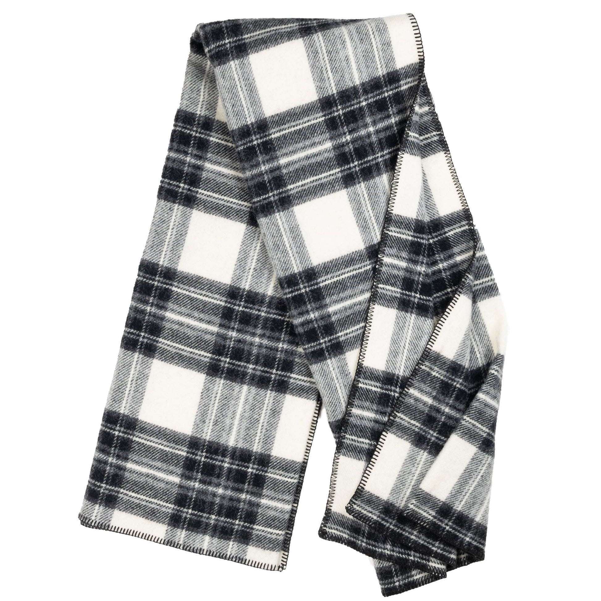 Prince of Scots Highland Tweeds BIG Throw ~ Dress Grey Stewart ~-Throws and Blankets-810032752989-BIGThrowDressGreyStewart-Prince of Scots