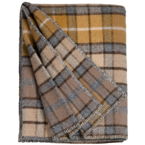 Prince of Scots Highland Tweeds BIG Throw ~Natural Buchanan ~-Throws and Blankets-810032753016-BIGThrowNaturalBuch-Prince of Scots