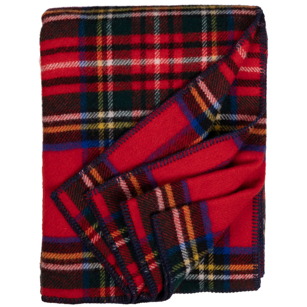 Prince of Scots Highland Tweeds BIG Throw ~ Royal Stewart ~-Throws and Blankets-810032753061-BIGThrowRoyalStewart-Prince of Scots