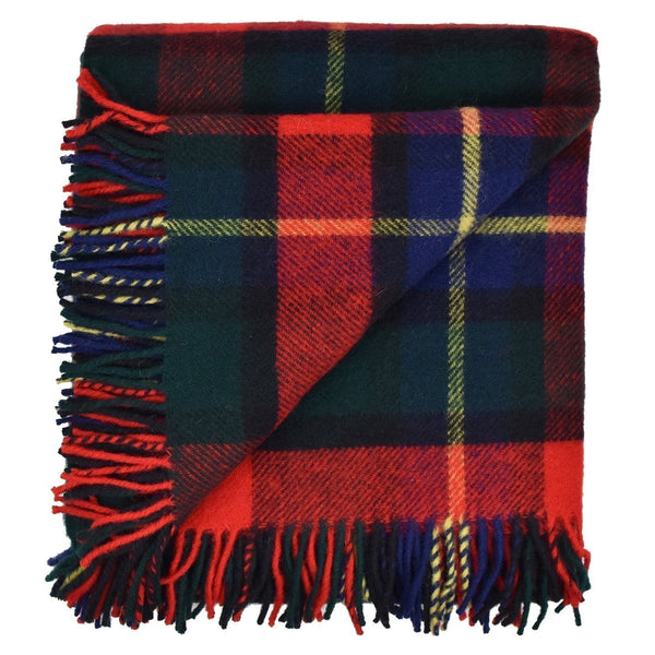 Prince of Scots Highland Tweed Pure New Wool Fluffy Throw ~ Kilgour ~-Throws and Blankets-Prince of Scots-00810032750329-J4050028-017-Prince of Scots