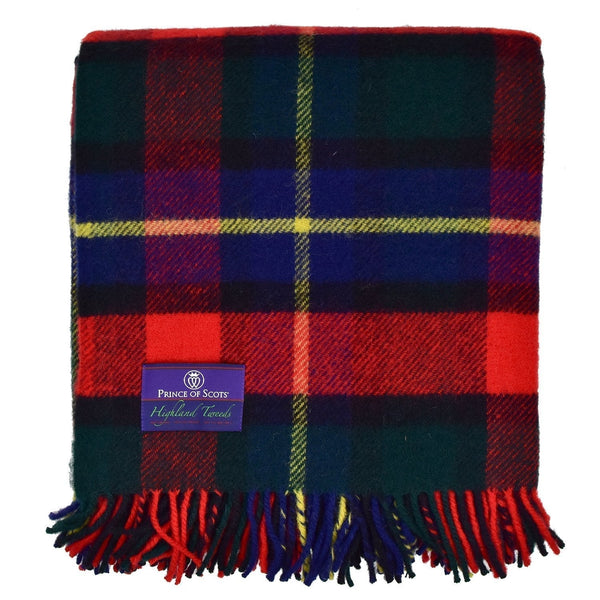 Highland Tweeds Pure New Wool Fluffy Throw ~ Kilgour ~ – Prince of Scots