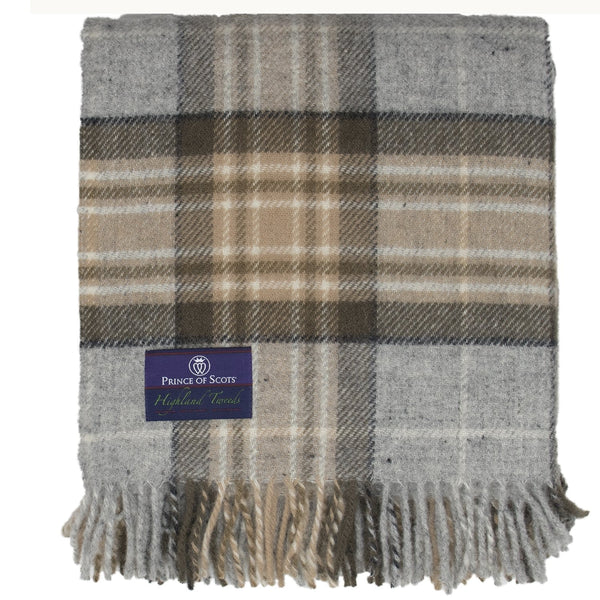 Highland Tweeds Pure New Wool Fluffy Throw ~ McKellar ~ – Prince of Scots