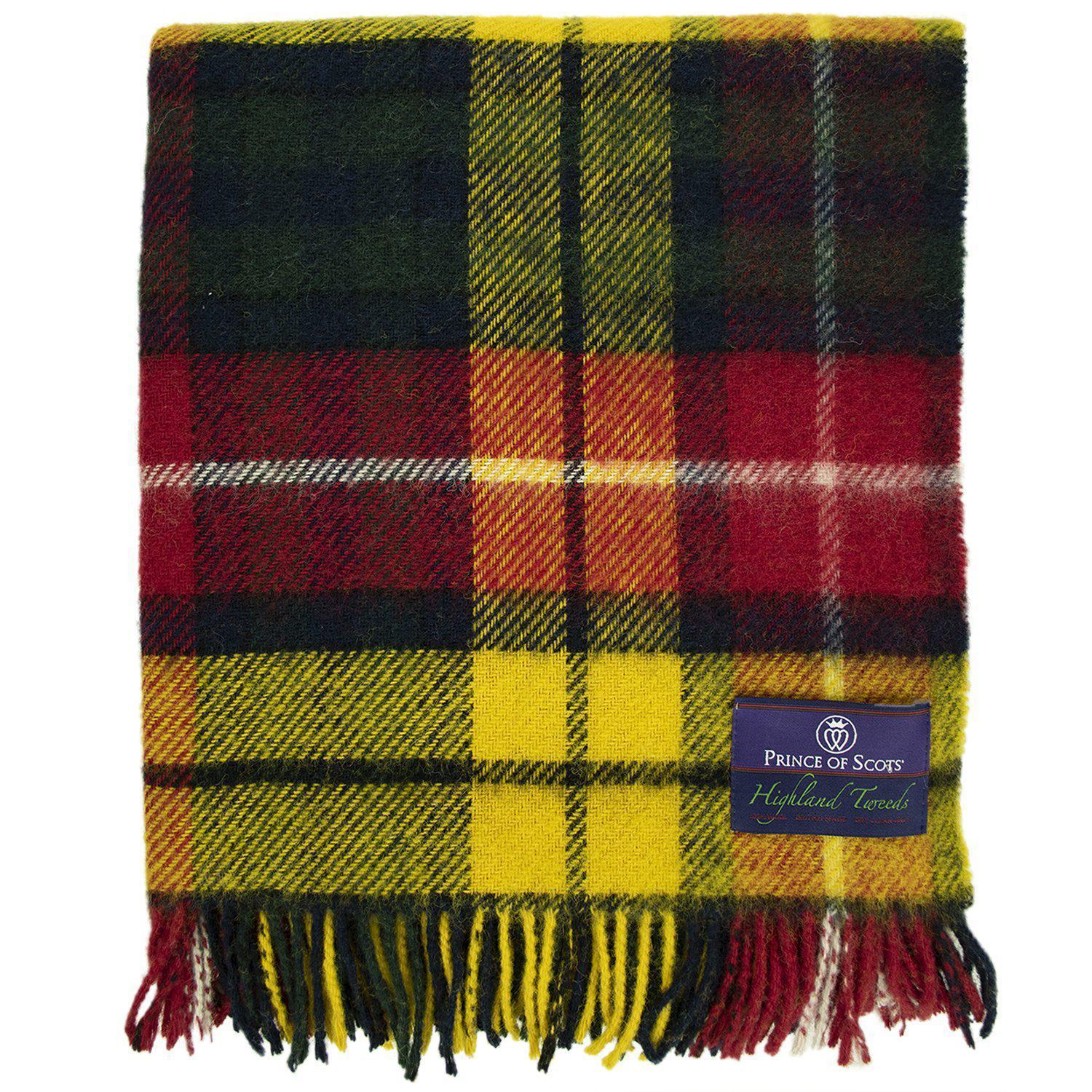 Prince of Scots Highland Tweed Pure New Wool Throw (Buchanan)-Throws and Blankets-Prince of Scots-810032752040-J4050028-002-Prince of Scots