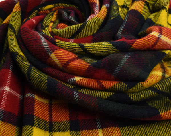 Prince of Scots Highland Tweed Pure New Wool Throw (Buchanan)-Throws and Blankets-Prince of Scots-810032752040-J4050028-002-Prince of Scots