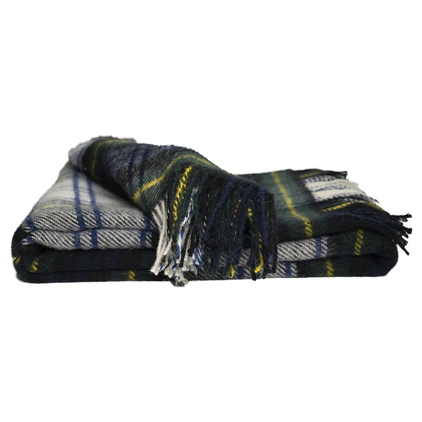 Prince of Scots Highland Tweed Pure New Wool Throw (Dress Gordon)-Throws and Blankets-Prince of Scots-810032752088-J4050028-14-Prince of Scots