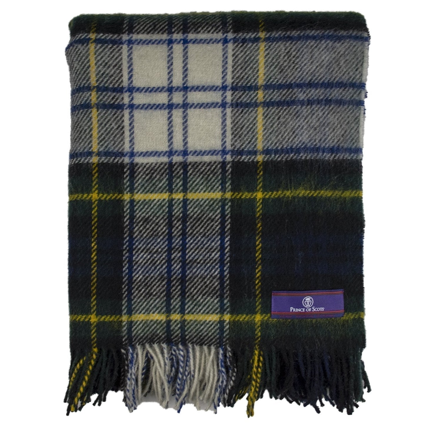 Prince of Scots Highland Tweed Pure New Wool Throw (Dress Gordon)-Throws and Blankets-Prince of Scots-810032752088-J4050028-14-Prince of Scots