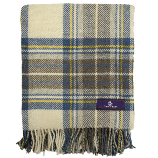 Highland Tweeds Pure New Wool Throw (Muted Blue Stewart) – Prince of Scots