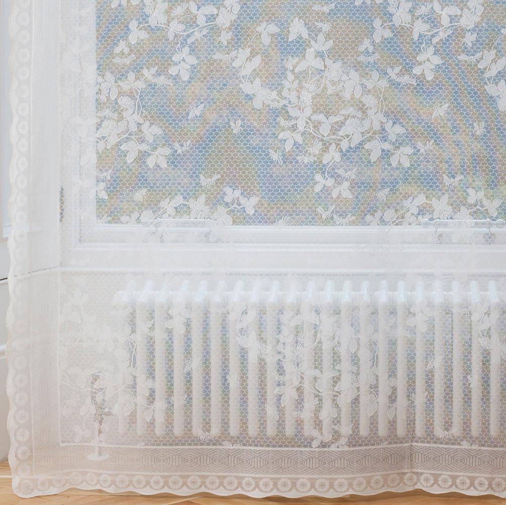 Premium Lace Panels: The Honeybee-Home Gifts-Prince of Scots-59" X 90"-Prince of Scots