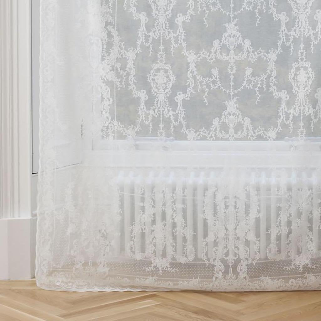 Premium Sheer Panels: The Linda - Ivory-Home Gifts-634934464005-Prince of Scots-Prince of Scots