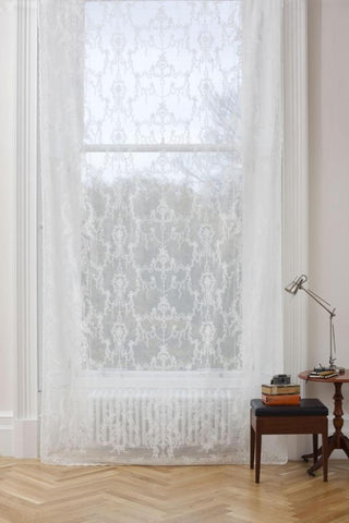 Premium Sheer Panels: The Linda - Ivory-Home Gifts-634934464005-Prince of Scots-Prince of Scots