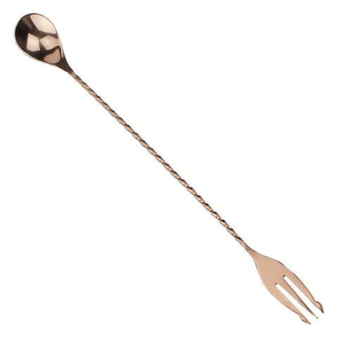 Prince of Scots Double Sided Trident Bar Spoon ~ Copper-Barware-Prince of Scots-Prince of Scots
