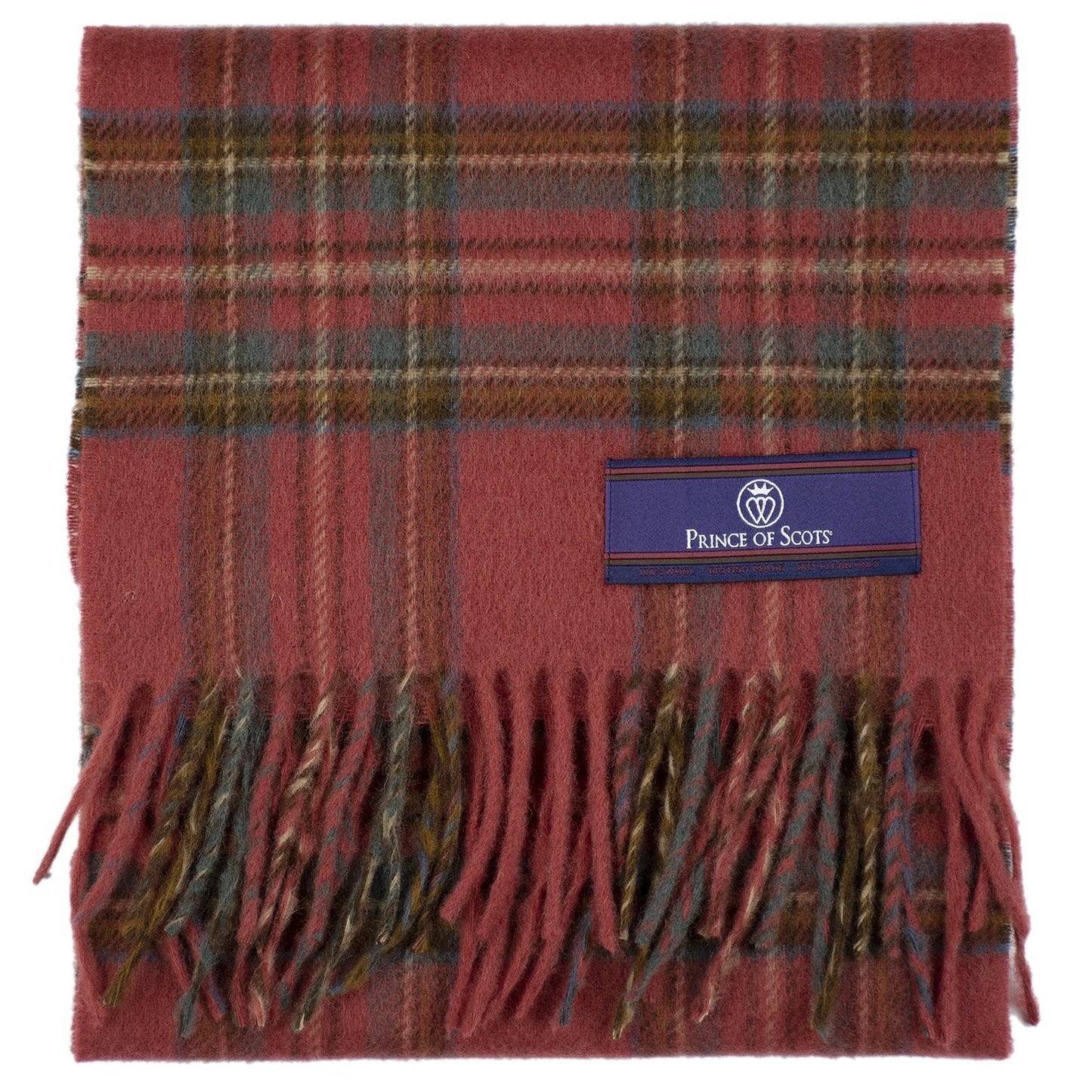 Prince of Scots Merino Lambswool Tartan Scarf (Antique Royal Stewart)-Gifts-Prince of Scots-00810032751449-PrinceScarf16-Prince of Scots