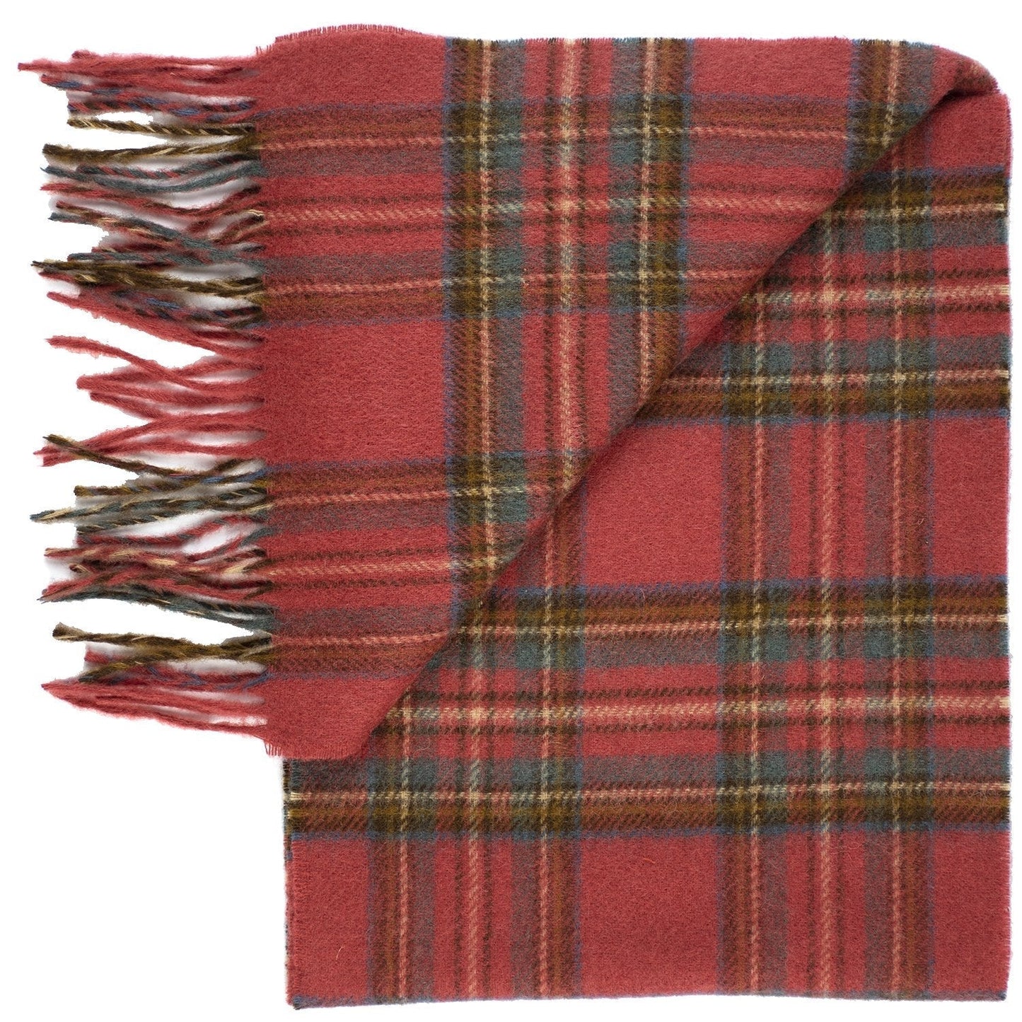 Prince of Scots Merino Lambswool Tartan Scarf (Antique Royal Stewart)-Gifts-Prince of Scots-00810032751449-PrinceScarf16-Prince of Scots