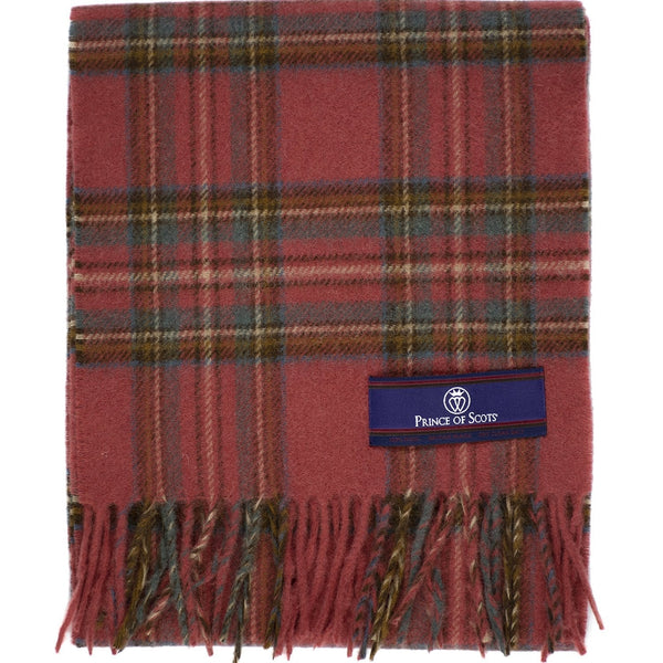 Prince of Scots Merino Lambswool Tartan Scarf (Antique Royal Stewart)-Gifts-Prince of Scots-00810032751449-PrinceScarf16-Prince of Scots
