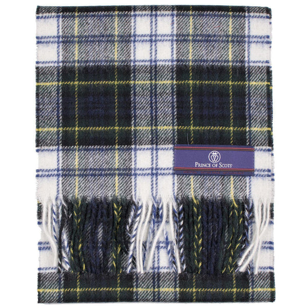Prince of Scots Merino Lambswool Tartan Scarf (Dress Gordon)-Gifts-Prince of Scots-00810032750749-PrinceScarf04-Prince of Scots