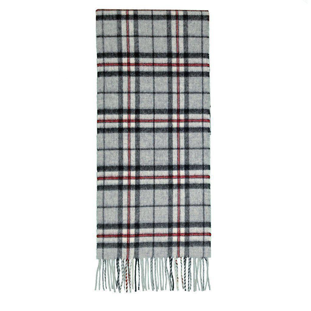 Prince of Scots Merino Lambswool Tartan Scarf (Grey Thompson)-Gifts-Prince of Scots-00810032750787-PrinceScarf07-Prince of Scots