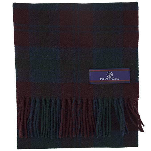 Prince of Scots Merino Lambswool Tartan Scarf (Lindsay)-Gifts-Prince of Scots-00810032750725-PrinceScarf05-Prince of Scots