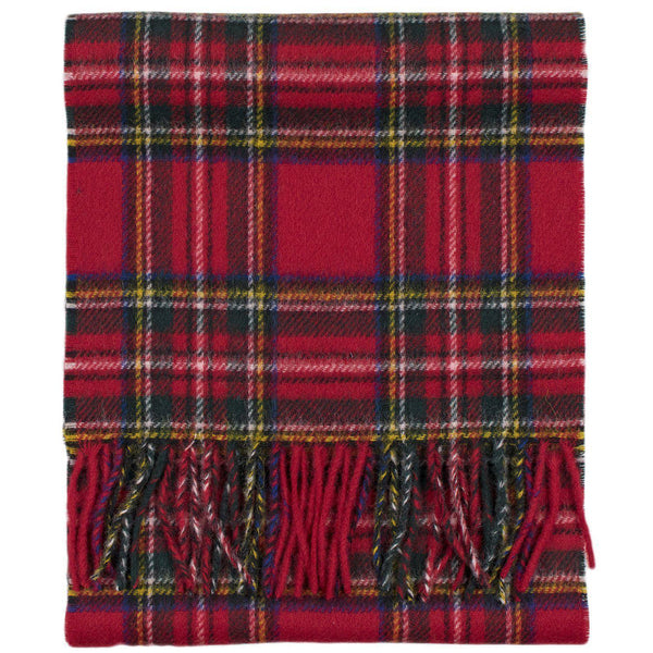 Prince of Scots Merino Lambswool Tartan Scarf (Royal Stewart)-Gifts-Prince of Scots-00810032750794-PrinceScarf06-Prince of Scots