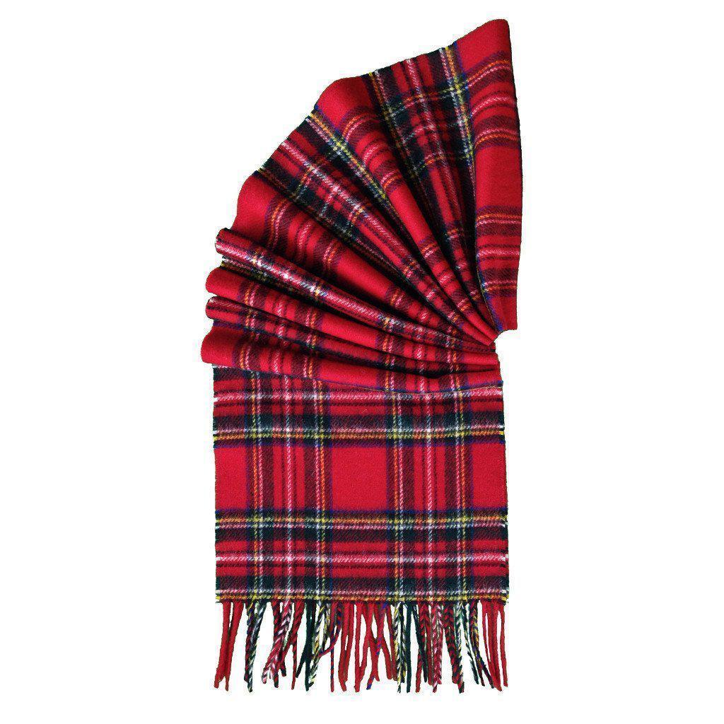 Prince of Scots Merino Lambswool Tartan Scarf (Royal Stewart)-Gifts-Prince of Scots-00810032750794-PrinceScarf06-Prince of Scots