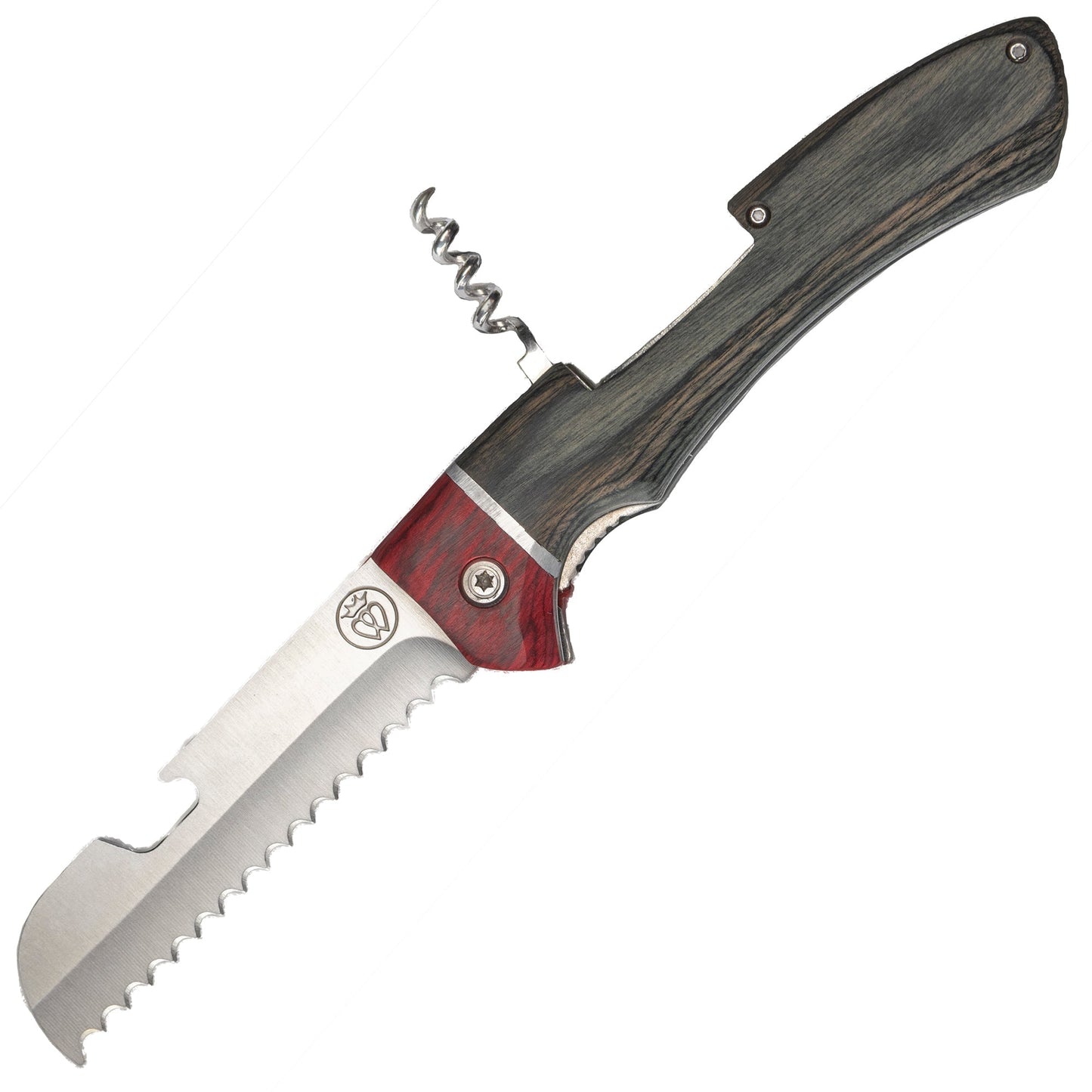 Prince of Scots Picnic Knife | Folding Knife | Premium Steel, Wine & Bottle Opener, Scalloped Edge Blade, Large Handle-Barware-00810032752576-PicnicKnife-Prince of Scots