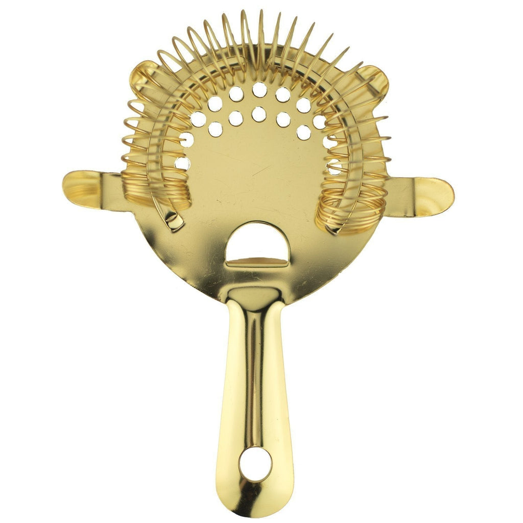 Prince of Scots Professional Series 4-Prong Bar Strainer ~ Gold ~-Barware-Prince of Scots-810032753177-BarStrainerGold-Prince of Scots