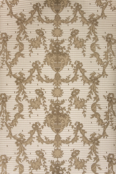 Prince of Scots Ribbon Damask Paper Lace Vinyl Wallpaper-Wallpaper-PrinceWA67-02-Prince of Scots-Prince of Scots