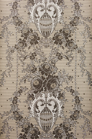 Prince of Scots Rose Damask Paper Lace Vinyl Wallpaper-Wallpaper-PrinceWA71-01-Prince of Scots-Prince of Scots