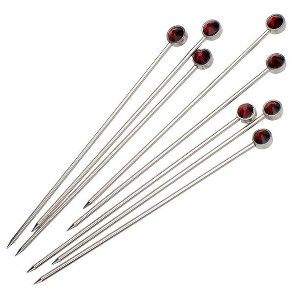 Prince of Scots Ruby Crystal Cocktail Picks-Barware-Prince of Scots-RubyPick-810032752101-Prince of Scots