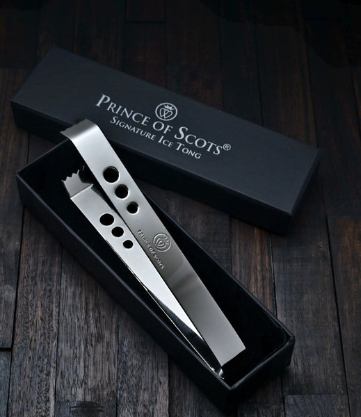 Prince of Scots Signature Ice Tong ~ Mirror ~-Barware-[bar code]-SignatureTongSilver-Prince of Scots