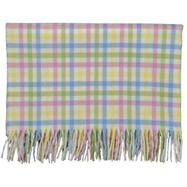 Southampton Home English Stroller Blanket ~ Pastel Gingham-Gifts-Prince of Scots-, 4050063-008-Prince of Scots