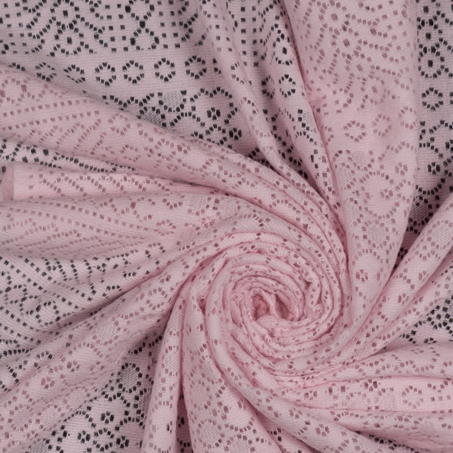 Southampton Home Lace Weave Baby Shawl ~ Pink ~-Gifts-00810032751180-{sku]-Prince of Scots