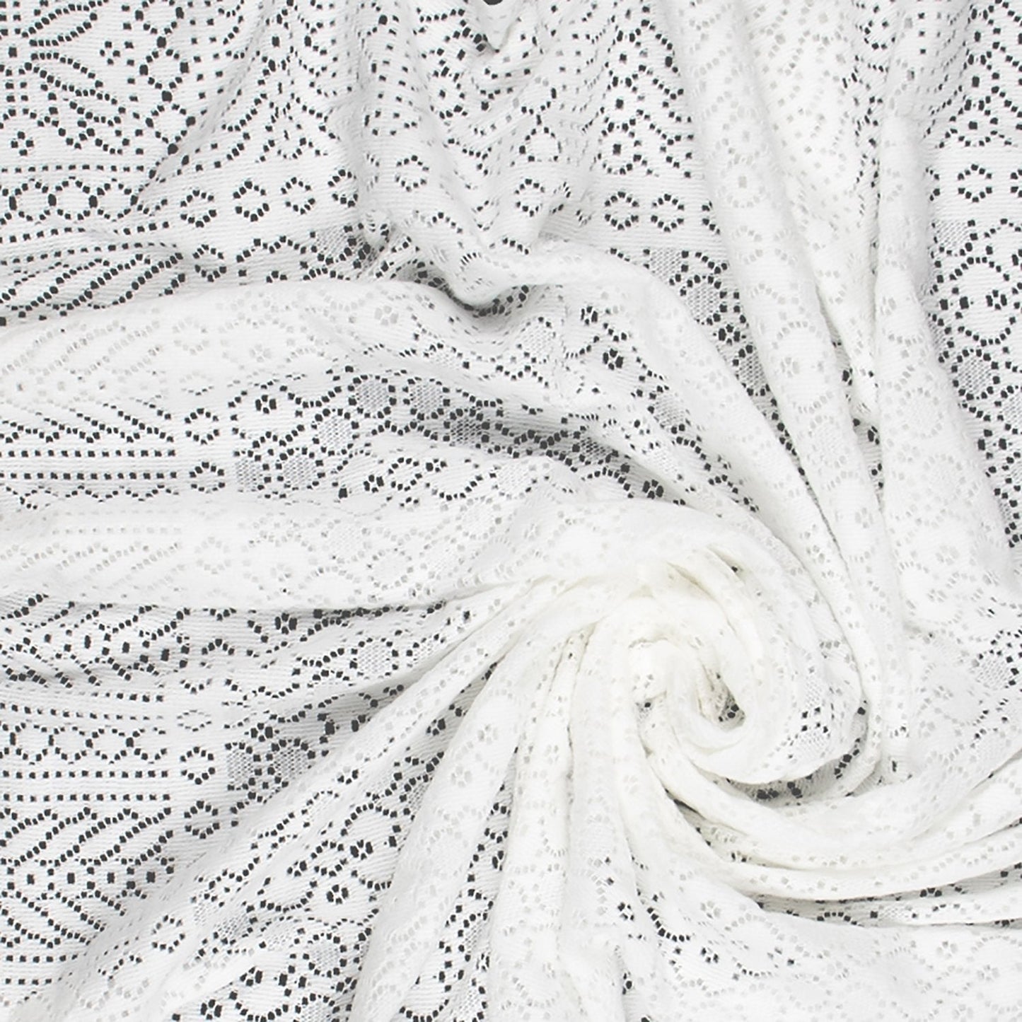 Southampton Home Lace Weave Baby Shawl ~ White ~-Gifts-00810032751173-{sku]-Prince of Scots