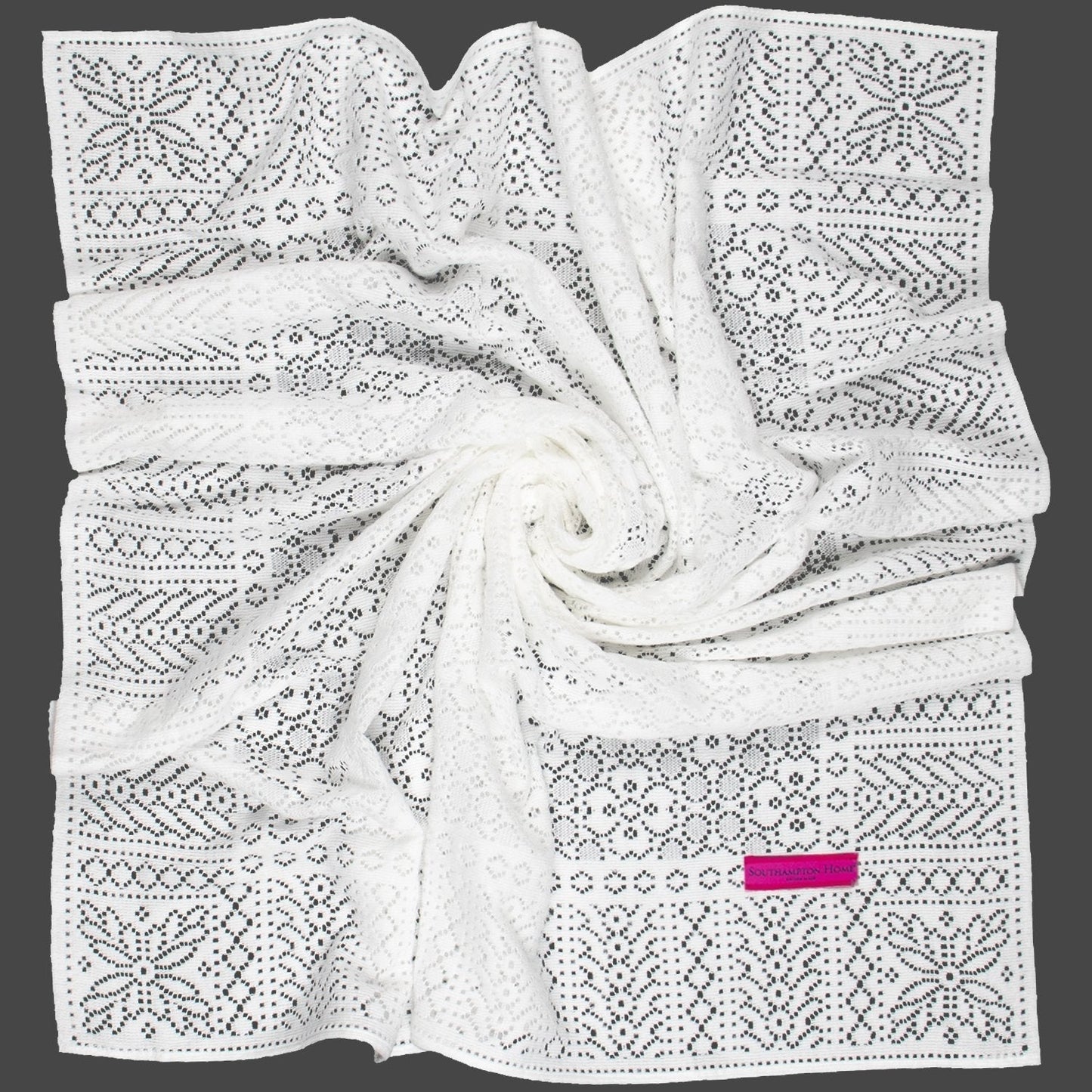 Southampton Home Lace Weave Baby Shawl ~ White ~-Gifts-00810032751173-{sku]-Prince of Scots