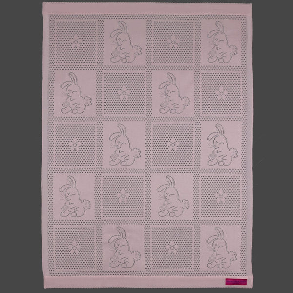 Southampton Home Lace Weave Bunny Baby Blanket ~ Pink ~-Gifts-00810032751296-{sku]-Prince of Scots
